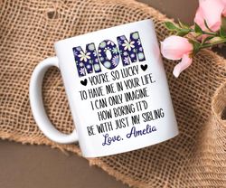 mom gifts from daughter mothers day gift idea mom coffee mug