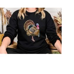 vintage turkey sweatshirt, thanksgiving turkey hoodie, vintage thanksgiving turkey sweatshirt, retro turkey sweatshirt,