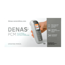 printed manual in english for the denas-pcm electrostimulator