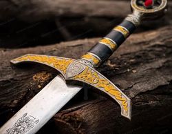 amazing handmade robin hood sword, hand forged sword, viking sword, medieval sword, master sword, gift for boyfriend, fa