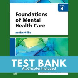 test bank for foundations of mental health care 8th edition by michelle morrison-valfre chapter 1-33