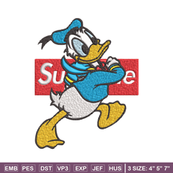 daisy duck supreme embroidery design, disney embroidery, cartoon design, embroidery file, disney shirt, instant download