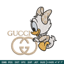 duck baby embroidery design, gucci embroidery, embroidery file, logo shirt, sport embroidery, digital download