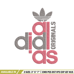 adidas originals embroidery design, adidas embroidery, brand embroidery, embroidery file, logo shirt, digital download