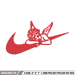 angel x nike embroidery design, nike embroidery, brand embroidery, embroidery file, logo shirt, digital download