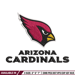 arizona bird embroidery design, logo embroidery, nfl embroidery, embroidery file,logo shirt, digital download