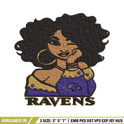 baltimore ravens embroidery design, nfl girl embroidery, baltimore ravens embroidery, nfl embroidery