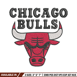 chicago bulls embroidery, nba embroidery, sport embroidery design, nba embroidery, logo embroidery