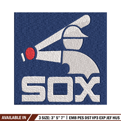 chicago white sox embroidery, mlb embroidery, sport embroidery, logo embroidery, mlb embroidery design