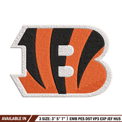 cincinnati bengals logo embroidery, nfl embroidery, sport embroidery, logo embroidery, nfl embroidery design