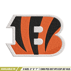 cincinnati bengals logo embroidery, nfl embroidery, sport embroidery, logo embroidery, nfl embroidery design