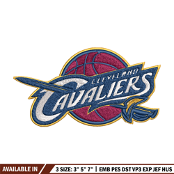 cleveland cavaliers embroidery, nba embroidery, sport embroidery design, nba embroidery, logo embroidery