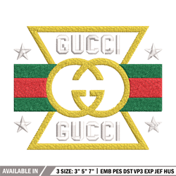 design gucci embroidery design, gucci embroidery, brand embroidery, logo shirt, embroidery file, digital download