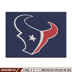houston texans logo embroidery, nfl embroidery, sport embroidery, logo embroidery, nfl embroidery design