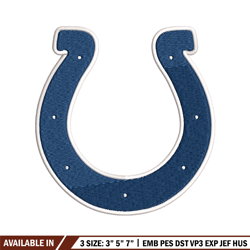 indianapolis colts embroidery, nfl embroidery, sport embroidery, logo embroidery, nfl embroidery design