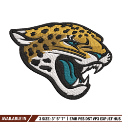 jacksonville jaguars logo embroidery, nfl embroidery, sport embroidery, logo embroidery, nfl embroidery design.