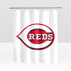 reds shower curtain