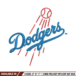 los angeles dodgers logo embroidery, mlb embroidery, sport embroidery, logo embroidery, mlb embroidery design.