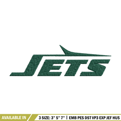 new york jets logo embroidery, nfl embroidery, sport embroidery, logo embroidery, nfl embroidery design