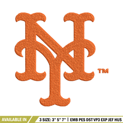 new york mets logo embroidery, mlb embroidery, sport embroidery, logo embroidery, mlb embroidery design.