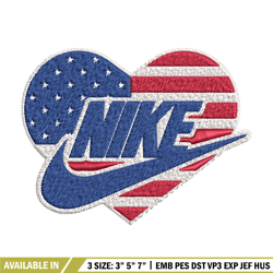 nike american embroidery design, brand embroidery, nike embroidery, embroidery file, logo shirt, digital download