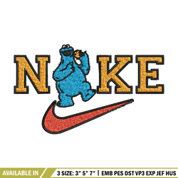 nike green cartoon embroidery design, nike embroidery, brand embroidery, embroidery file, logo shirt, digital download