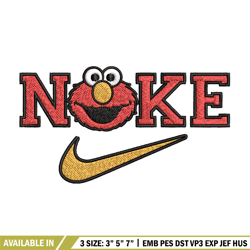 nike red cartoon embroidery design, nike embroidery, brand embroidery, embroidery file, logo shirt, digital download.