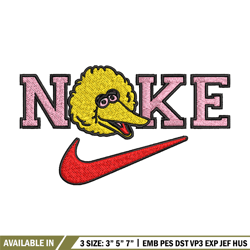 nike yellow cartoon embroidery design, nike embroidery, brand embroidery, embroidery file, logo shirt, digital download