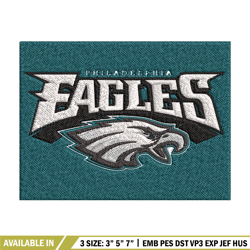 philadelphia eagles logo embroidery, nfl embroidery, sport embroidery, logo embroidery, nfl embroidery design