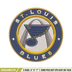 st. louis blues logo embroidery, nhl embroidery, sport embroidery, logo embroidery, nhl embroidery design.