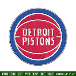 detroit pistons logo embroidery, nfl embroidery, sport embroidery, logo embroidery, nfl embroidery design