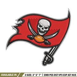 tampa bay buccaneers logo embroidery, nfl embroidery, sport embroidery, logo embroidery, nfl embroidery design.