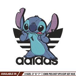 stitch adidas embroidery design, adidas embroidery, embroidery file, brand embroidery, logo shirt, digital download