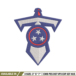 tennessee titans logo embroidery, nfl embroidery, sport embroidery, logo embroidery, nfl embroidery design