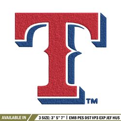 texas rangers logo embroidery, mlb embroidery, sport embroidery, logo embroidery, mlb embroidery design.