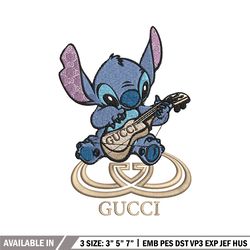 stitch gucci embroidery design, gucci embroidery, embroidery file, logo shirt, sport embroidery, digital download