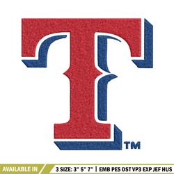 texas rangers logo embroidery, mlb embroidery, sport embroidery, logo embroidery, mlb embroidery design.