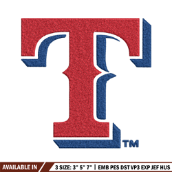 texas rangers logo embroidery, mlb embroidery, sport embroidery, logo embroidery, mlb embroidery design.