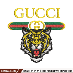 tiger gucci embroidery design, gucci embroidery, brand embroidery, logo shirt, embroidery file, digital download