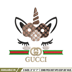 unicorn gucci embroidery design, gucci embroidery, embroidery file, brand embroidery, logo shirt, digital download