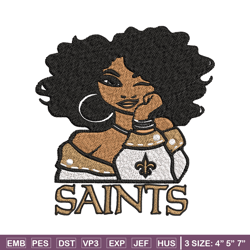 new orleans saints embroidery design, nfl girl embroidery, new orleans saints embroidery, nfl embroidery