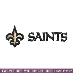 new orleans saints logo embroidery, nfl embroidery, sport embroidery, logo embroidery, nfl embroidery design