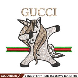 unicorn gucci embroidery design, gucci embroidery, embroidery file, logo shirt, sport embroidery, digital download.