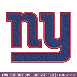 new york giants logo embroidery, nfl embroidery, sport embroidery, logo embroidery, nfl embroidery design