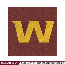 washington commanders embroidery, nfl embroidery, sport embroidery, logo embroidery, nfl embroidery design