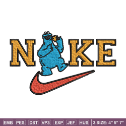 nike green cartoon embroidery design, nike embroidery, brand embroidery, embroidery file, logo shirt, digital download