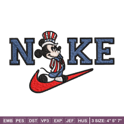 nike mickey embroidery design, brand embroidery, nike embroidery, embroidery file, logo shirt, digital download