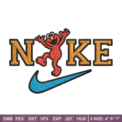 nike orange cartoon embroidery design, nike embroidery, brand embroidery, embroidery file, logo shirt, digital download