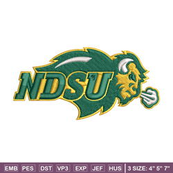 north dakota state bison embroidery, north dakota state bison embroidery, sport embroidery, ncaa embroidery.