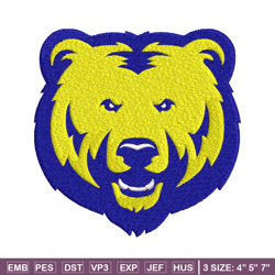 northern colorado bears embroidery design, northern colorado bears embroidery, logo sport embroidery, ncaa embroidery.